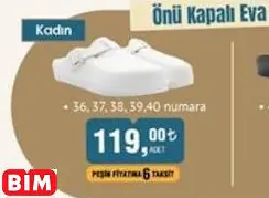 ÖNÜ KAPALI EVA TERLİK KADIN ÖNÜ KAPALI EVA TERLİK KADIN